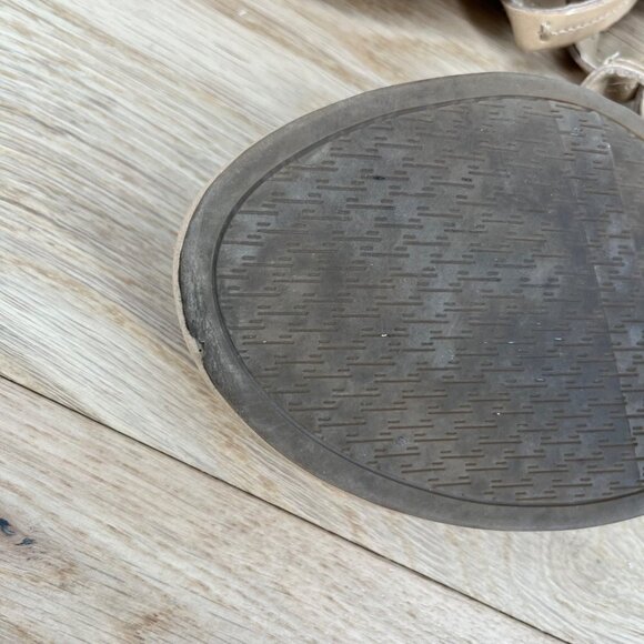 Circus Sam Edelman Womens Canyon Thong Sandal Size 9.5 Almond Patent Neutral - Picture 7 of 8